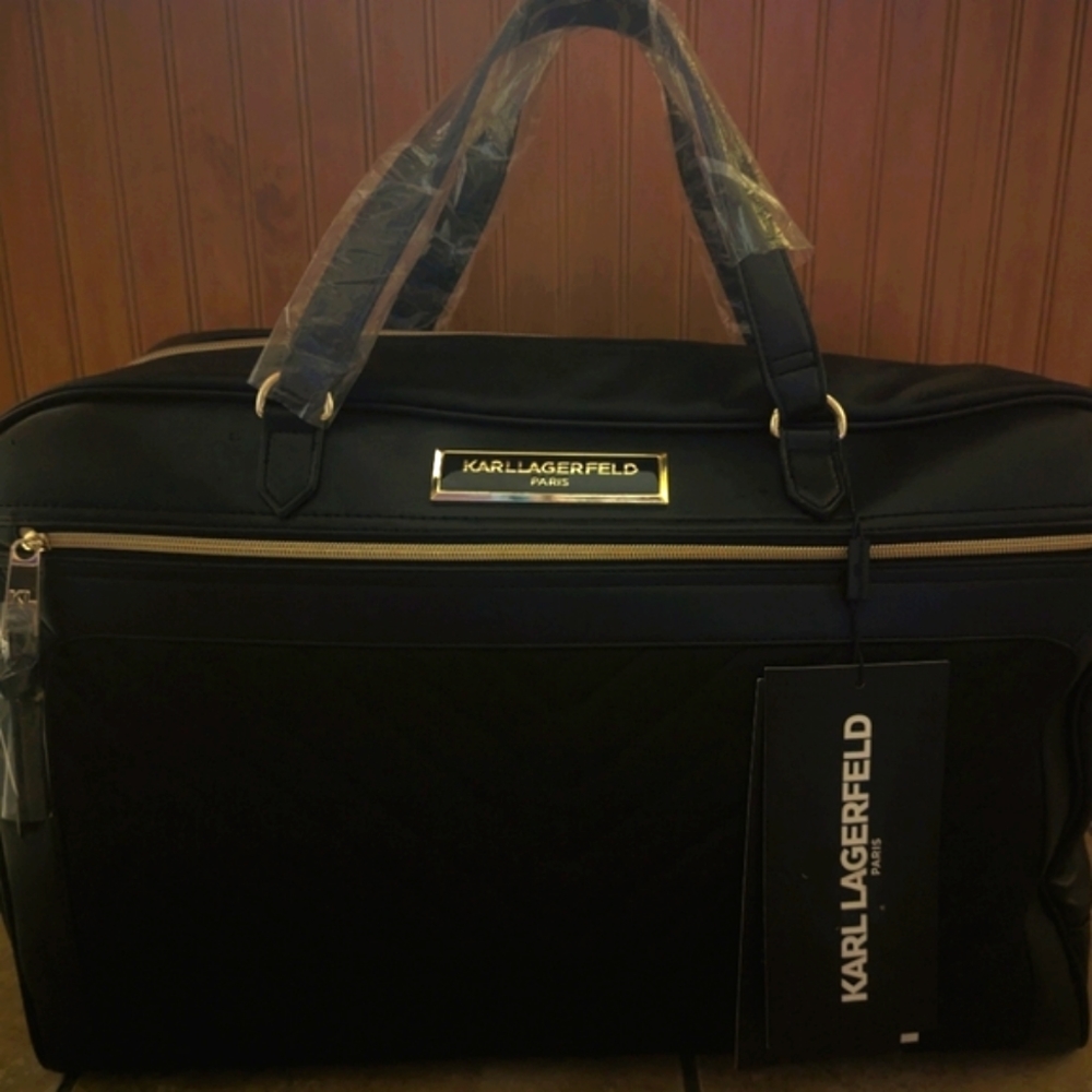 Karl Lagerfeld Chevron Duffle